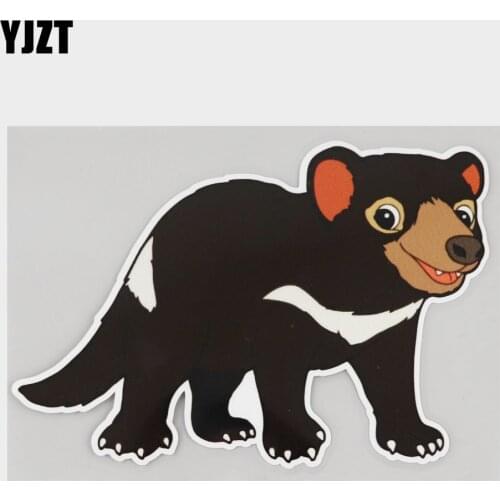 YJZT 15.6CM×10.3CM Cartoon Wild Animal Waterproof Decal PVC Car Sticker 11C-0305