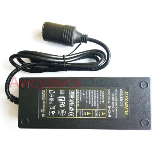 1PCS12V10A High-quality IC program AC 100-240V DC 12V 10A Cigarette Lighter Switching Power Converter Adapter Supply