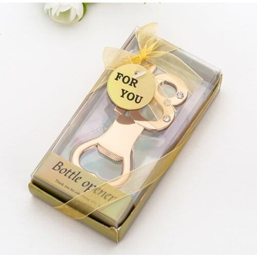 50pcs/lot 18th Design 18 years Golden beer bottle opener Number 18 opener For wedding Anniversary Birthday gifts