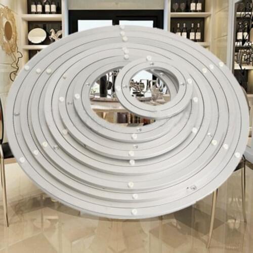 Aparelho de jantar Aluminum Lazy Susan Rotating Bearing Turntable Turn Table Round Swivel Plate dinner plates dinnerware set