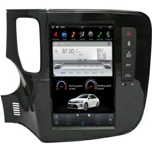 Vertical Screen Tesla Style Android 9.0 7.1 6.0 10.4" Touch Screen Car Radio GPS For Mitsubishi Outlander Car Multimedia Play