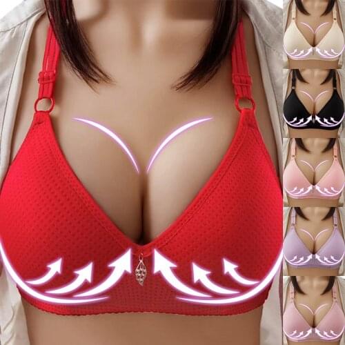 Quick Dry Padded Sports Bra,Women Wirefree Adjustable Fitness Top Sport Brassiere,Push Up Seamless Running Yoga Bra