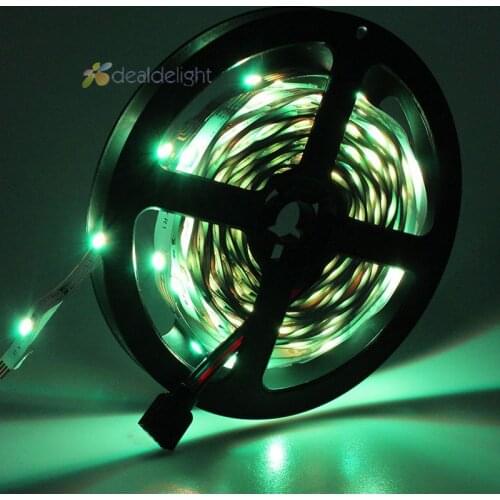 5m 150 LED 5050 SMD 12V flexible LED strip light 30 led/m,White Warm white Red Blue Green Yellow RGB color High quality