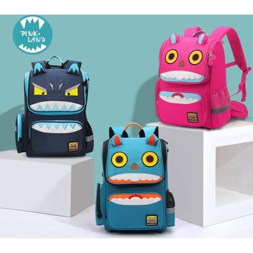 Fashionable and comfortable childrens school bag boys 1-3-4-6 years old girl 6-12 years old backpack