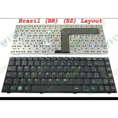 New Laptop keyboard Teclado Notebook Cce Wm52c T52c T31 J95 Intelbras I22 I210 Axioo Neon MNV Black Brazil BR Ver. - K020628K1