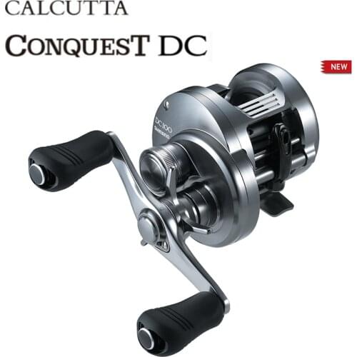 2019 NEW Original SHIMANO CALCUTTA CONQUEST DC 200 201 BAITCASTING Fishing Reel 12/1 Bearing Lure Wheel Made in Japan