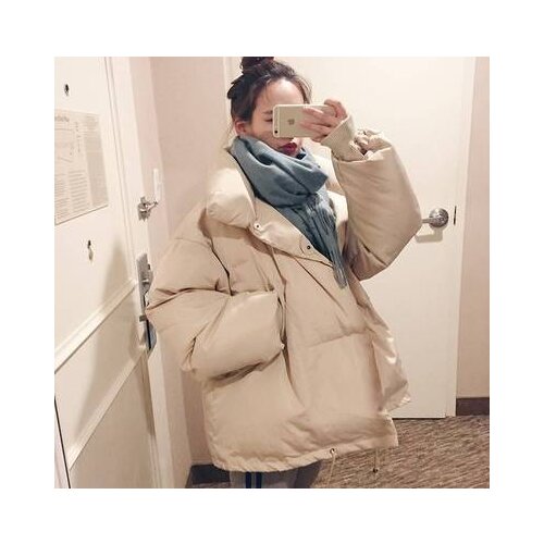 2020 New Fashion Womens Winter Jacket Thick Padded Jacket Casual Loose Short Bread Coat Cotton Coat