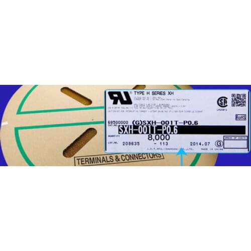 SXH-001T-P0.6 CONN TERM CRIMP XH 22-28AWG TERMINALS Connectors terminal housing 100% New parts
