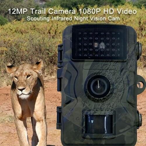 Hunting Camera 1080P IP66 Waterproof Trail Camera PIR Infrared Camcorder Outdoor Video Recorder