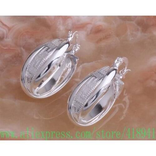 Silver Plated earrings , Silver Plated fashion jewelry , luxuriant ornaments /dyoampva azqajqxa AE078