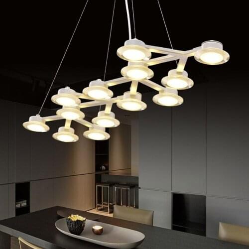 Simple Modern LED Pendant Lamp Shade Pendant Hanging Suspension Light Fixture For Dinning Room Bar Hotel Decor Pendant Lights