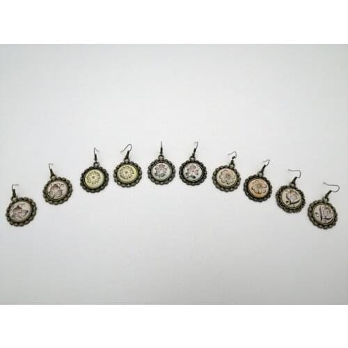 Tile Stone Earrings Handmade Modern Jewelry goth earrings earrings for women jewelery jewelry earring wholesale stud earrings