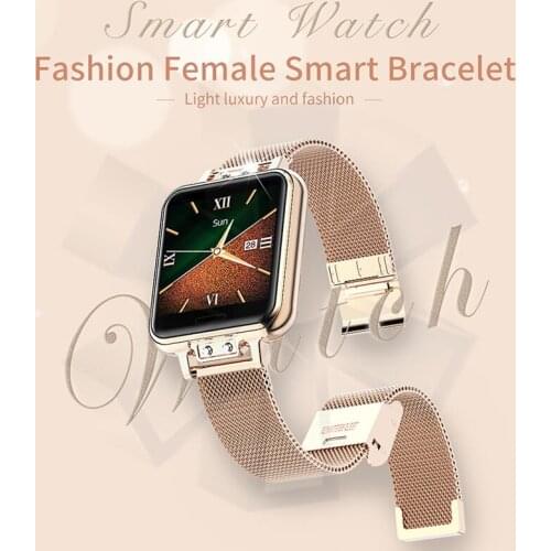 Smartwatch Women Fitness Sports Band 4 Smart Watch Smartband Wristband Metal Bracelet Female Anti-Mosquito Gold Chain Strap