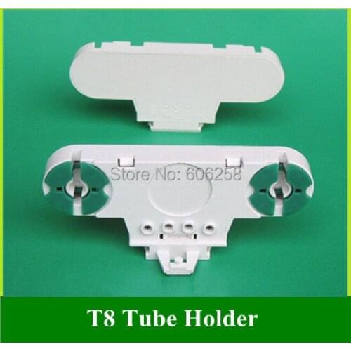 T8 Tube Light Double Base / T8 Double Fixture Foot / T8 Tube Lamp Base 20PCS