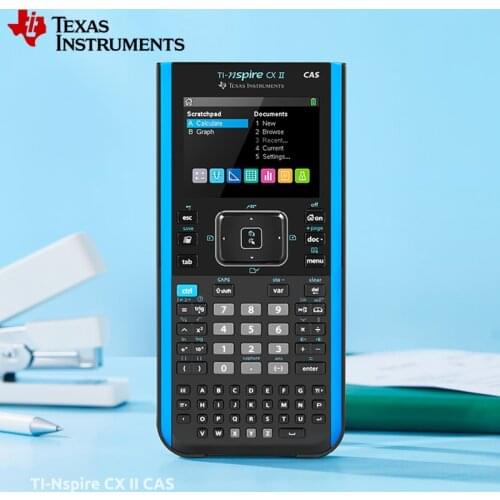 Texas Instruments TI-nspire CX II CAS color screen graphing calculator SAT IB AP ACT test computer