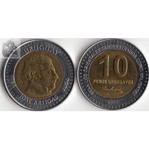 Uruguay 10 Pesos America Coins Decor New Original Coin UNC Commemorative Edition 100% Real