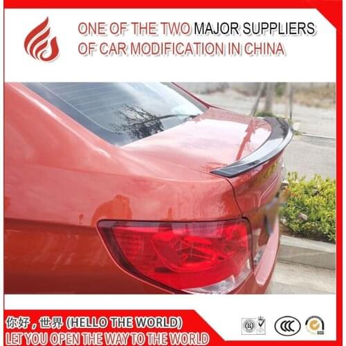 High quality ABS primer black white red ect color car rear lip spoiler for Sail 3 2015 2016