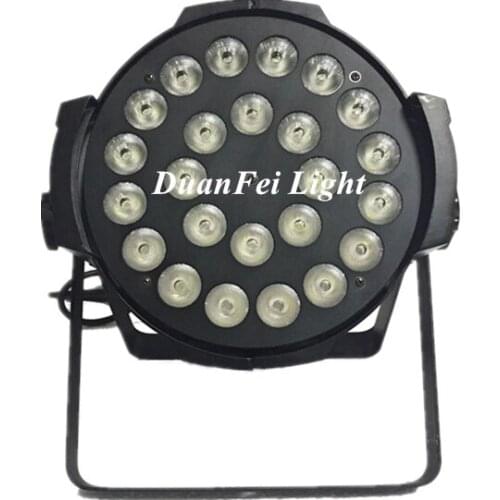 30PCS High Quality IP 20 Dmx Flash Stage Wash Light Par64 24x10w Par Led Rgbw For Indoor Used