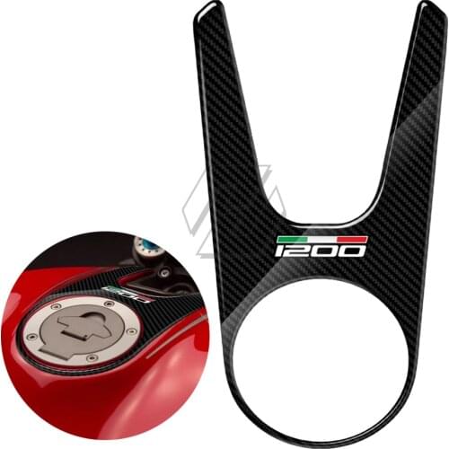 3D Carbon-look Motorcycle Tank Pad Protector Case for Ducati Monster 1200 2015 2016 2017