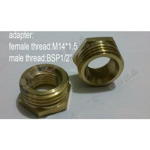 Adapter for tube,Female thread M14*1.5 change BSP 1/2"