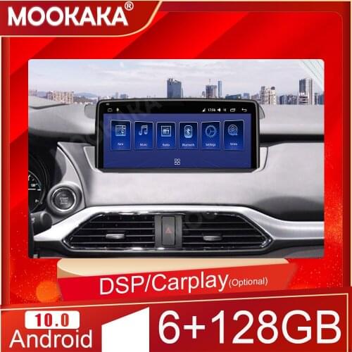 6+128GB Android 10 For Mazda CX-9 2016-2021 Car Multimedia Player Auto Stereo Tape Recorder Navigation Head Unit Carplay