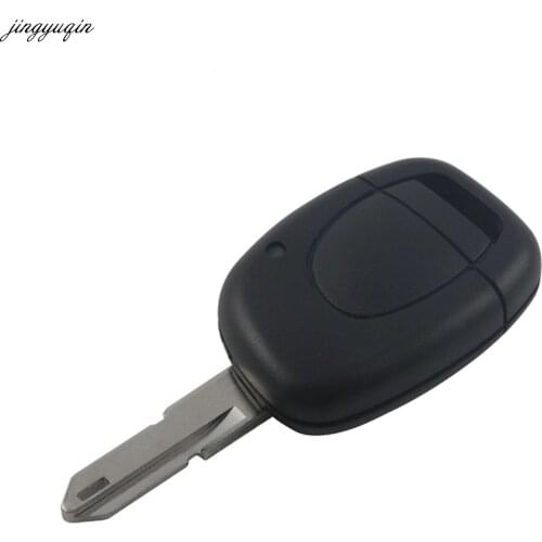 Jingyuqin 20PS1 Button Remote Car Key Shell Styling For Renault Twingo Clio Kangoo Master No Chip Keyless Entry Fob Case