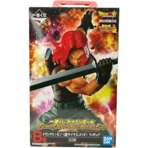 BANDAI Banpresto ichibansho DRAGON BALL Super saiya god Trunks Anime Toys Figure
