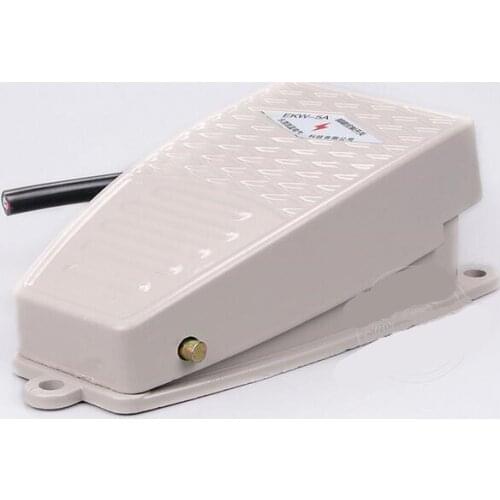 EKW-5A-B Foot switch EKW5A-B foot switch foot switch pedal aluminum alloy pedal switch belt EKW5A-B