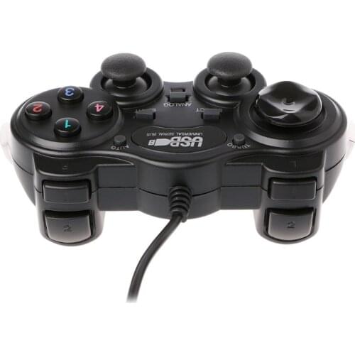 F19E USB 2.0 Gamepad Gaming Joystick Wired Game Controller For PC Computer Laptop
