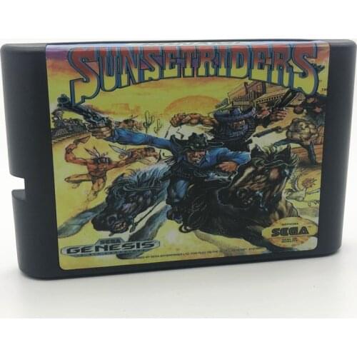 Sunset Riders For Sega Mega Drive 16 bit MD Games Card For Sega Mega Drive For Genesis
