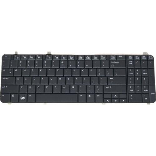 Laptop keyboards for HP DV6-1000 DV6-2100 dv6t-1000 dv6z-1000 dv6t-2000 US English key cap black keyboards Screw MP-08A93USC07MB