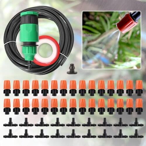 Micro Spray Irrigation Kit Courtyard Trampoline Outdoor Water Cooling System Spray Humidification Dust Removal Atomization Drip
