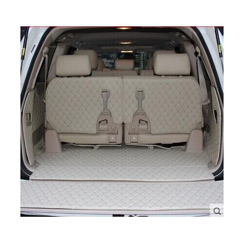 CHOWTOTO Custom Special Trunk Mats For Lexus LX 570 7seats Non-slip Waterproof Boot Carpets For LX570 7 Seats Lagguge Pad