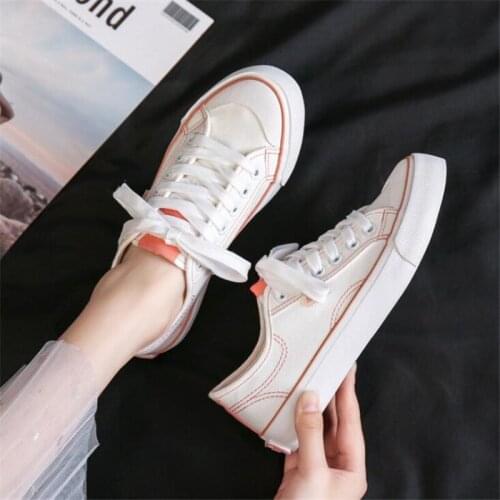 New girls sneakers fashion shallow mouth light breathable comfortable flat non-slip all-match casual shoes women shoes women