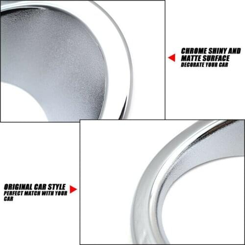Accessory Styling Silver Waterproof Set Fog Lamp Cover For Honda CRV CR-V 2007 2008 2009 1 Pair Light Cover Pratical Useful