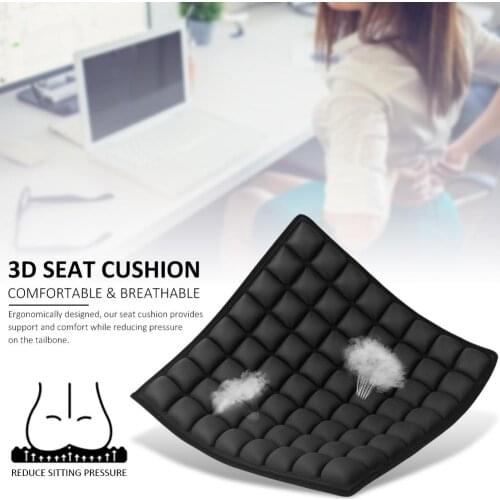 Seat Cushion Air/Water Inflatable Chair Pad For Wheelchair Office Chair Cars Home Breathable Non-Slip Hip Protector Cushion