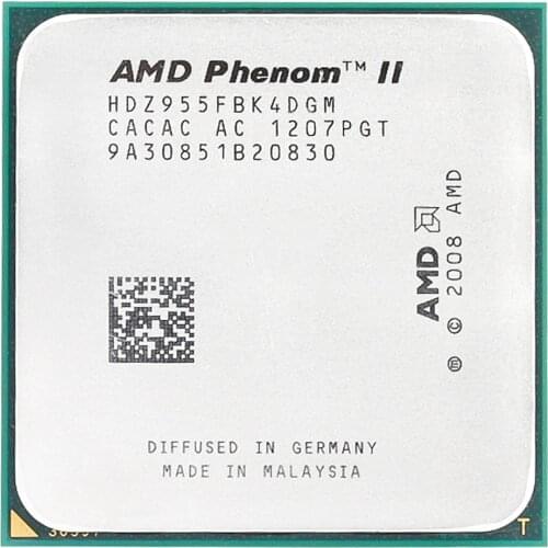 AMD Phenom II X4 955 x4 955/3.2Ghz/L3=6MB/Quad-Core Processor Socket AM3/938-pin
