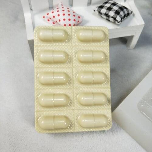 QT0266 PRZY Silicone Mold capsule soap mold Medicine Soap Molds Clay Resin Gypsum Chocolate Candle Molds Soap Mould