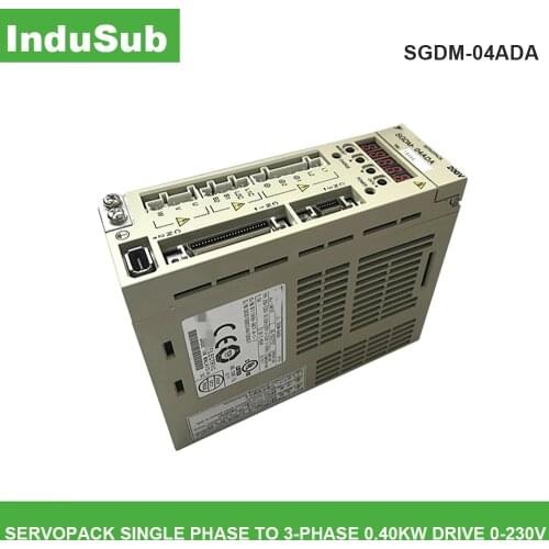 SGDM-04ADA SERVOPACK SINGLE PHASE TO 3-PHASE 0.40KW DRIVE 0-230V