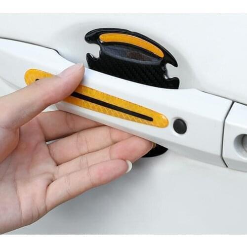 Universal Car Door Handle Cover Protector Stickers For CHERY A1 EGO A3 CHANCE TENGO J3 A3 Saloon M11 TENGO NICHE A5 ELARA ALIA