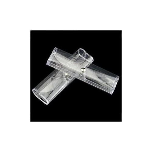 Eyewear Holder Case For Sunglasses Reading Glass Durable White Transparent Button Eyeglasses Box OPP Glass Case