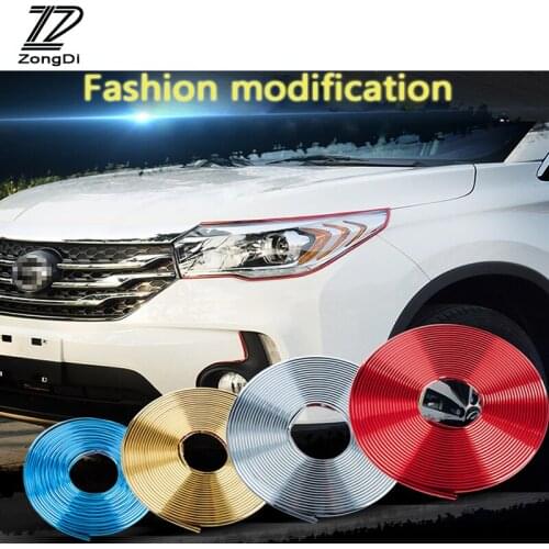 ZD Multifunction Decoration Strip Stickers For Toyota Corolla Seat Leon Jeep Skoda Fabia Rapid Renault Duster Audi A3 Q7 2017