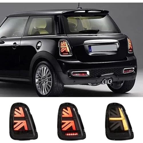 1 Pair Car Tail Lamp Assembly For MINI R56 R57 R58 R59 2011 2012 2013 LED Tail Light Turning Signal Brake Light Reverse Light