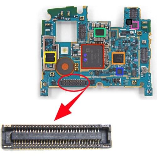 10pcs/lot New charger FPC Connector for LG Nexus 5 D820 on motherboard 64pin charging flex connector