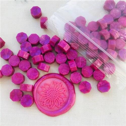100pcs One Lot HOT Sale Sealing Wax Granular Grain Wax Special Stamp Package Sealing Wax Multi Color seal wax tablet beads