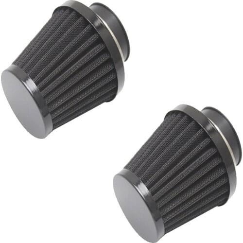 2Pcs 54mm Cone Air Intake Filter Cleaner Universal for Motorcycle Dirt Bike ATV
