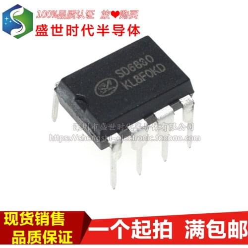 5/PCS NEW Brand New & Original Sd6830 Dip8 Built-in High Voltage Efficiency Rate Switching Current Mode PWM PFM Controller