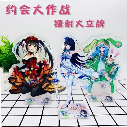 Anime DATE A LIVE Acrylic Stand Model Toys Nightmare Hermit Laser Figure Decoration Action Collectible Toy
