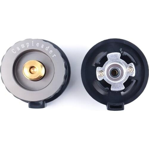 Adaptor Split Type Furnace Converter Connector Auto-off Gas Cartridge Tank Cylinder Adapter Outdoor Camping Hiking Stove