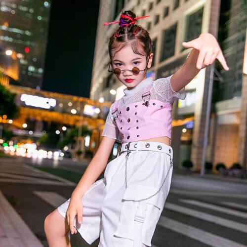 Sequins Girl Sets Dancer Outfit Cheerleader Uniform Performance Costume Festival Clothing Jazz Dancewear Designer Clothes DL7992